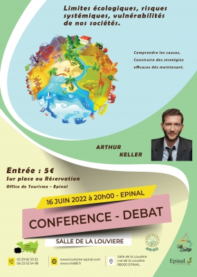 Agenda Epinal - Conférence - débat avec Arthur KELLER